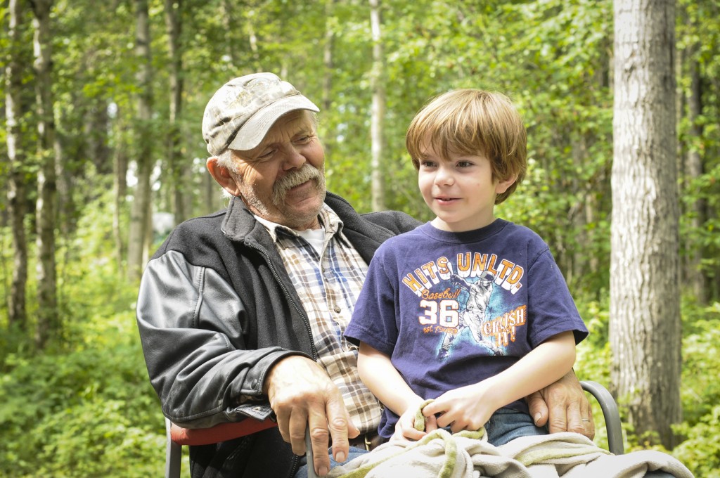 boy with Grandpa