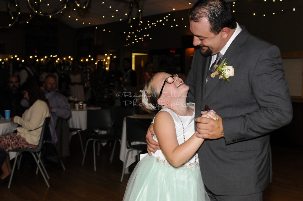 father and daughter dance at  Millarville Wedding