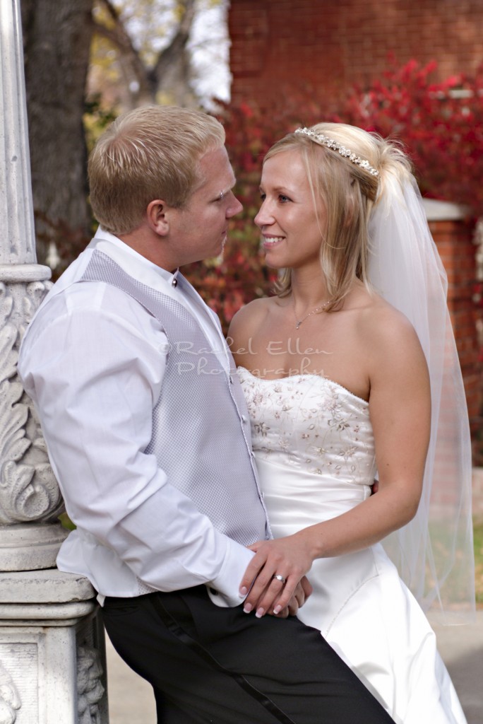 Bride and Groom Fall Portrait