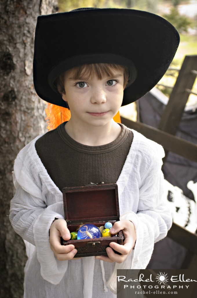 children playing pirates